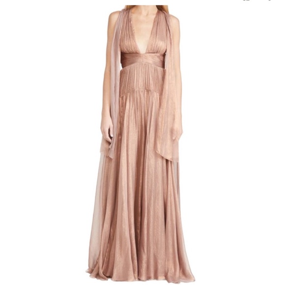 maria lucia hohan Dresses & Skirts - Marcia Lucia Hohan Eilir Silk Foiled Maxi Dress